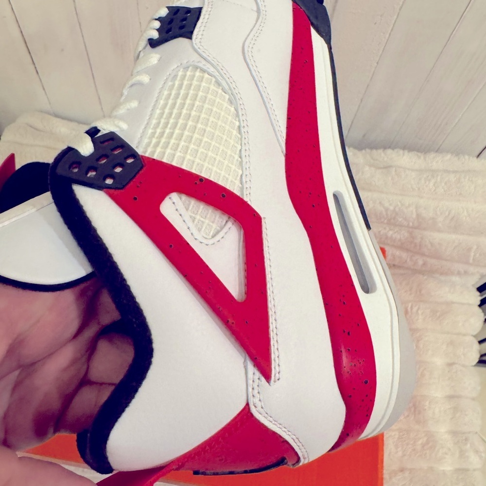 Jordan 4 Retro “Red Cement” - Men’s Size 12 – Brand New in Box - Picture 13 of 15